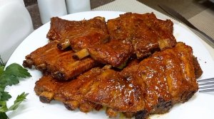 Сочные Свиные ребрышки в духовке Как вкусно и нежно приготовить Свиные ребрышки Рецепт