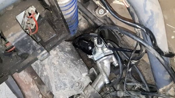 Honda dio af34 ставим ручной обогатитель