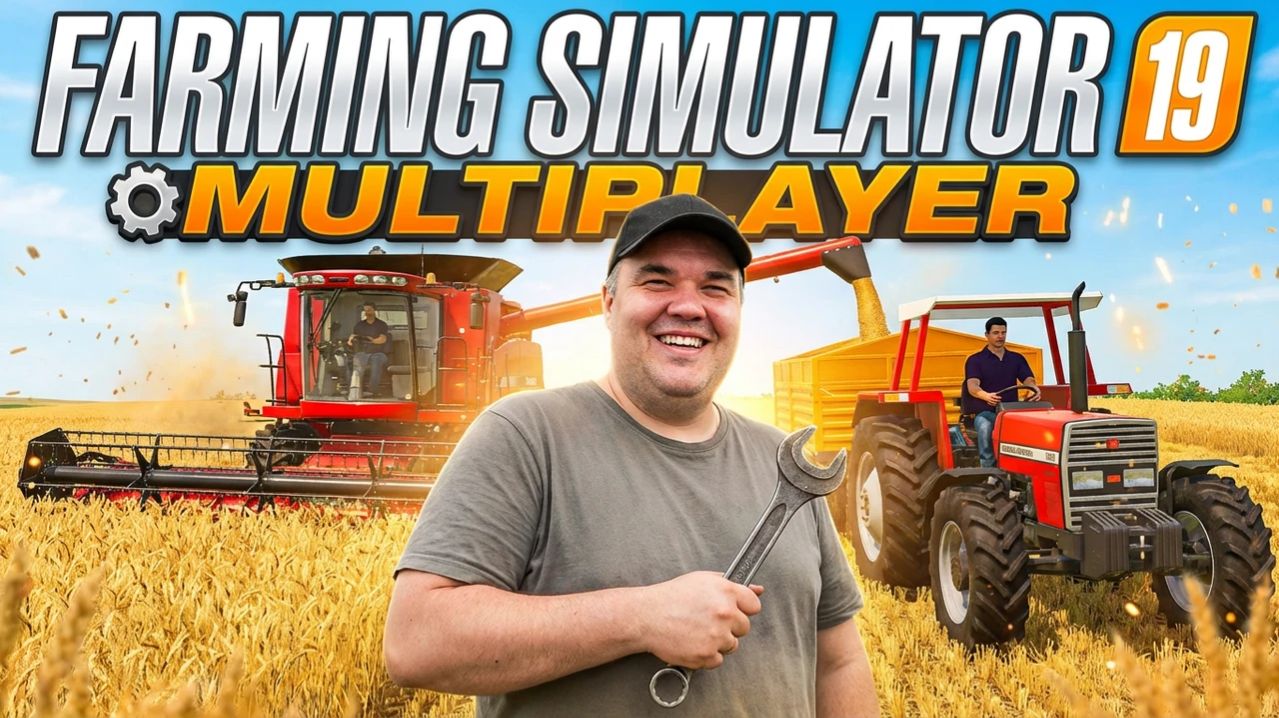 FARMING SIMULATOR 19 КАРТА КОЛХОЗ ПАРТСЪЕЗД (мультиплеер ) смотреть онлайн