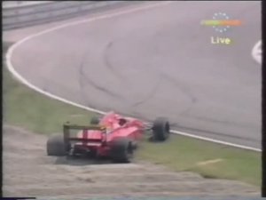 Формула 1. Вылет Капелли на Гран-при Канады 1992 (субботняя квалификация)