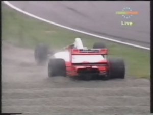 Формула 1. Вылет Сенны на Гран-при Канады 1992 (субботняя квалификация)