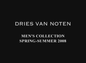 Показ мужской коллекции Dries Van Noten весна-лето 2008 (без звука)