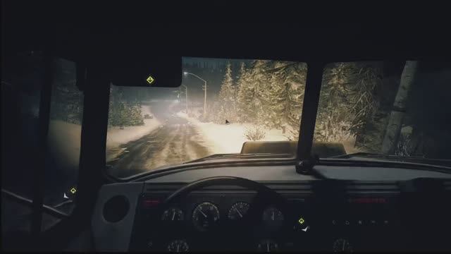 SnowRunner.Аляска. Сложный режим,играю без модов. Руль. Logitech Driving Force GT