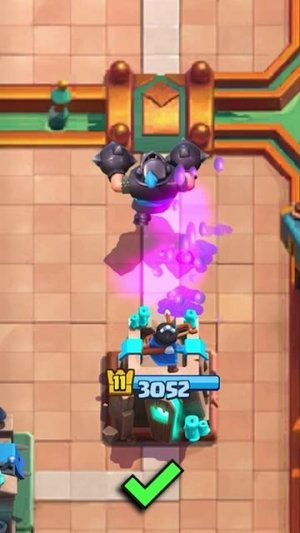 Идеальная Защита Кабанов Мегарыцарем в Clash Royale