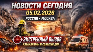 🔥 Новости Сегодня 05.02.2026 — Россия, Москва | Экстренный вызов. Катаклизмы и главные события дня