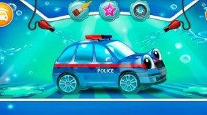 Мою чищу и раскрашиваю полицейский автомобиль