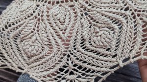 Салфетка "Морозные узоры" ✨ МК в видео формате + формат PDF ✨