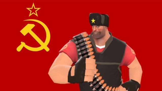 хеви из тф2 поёт гимн СССР смотреть онлайн