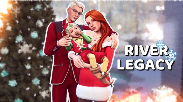 Эп.2.28 👑 Буйство красок Рождества 👑  Династия Ривер 👑  Симс 4