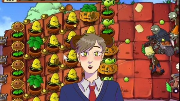 Видеообзор на Plants vs zombies