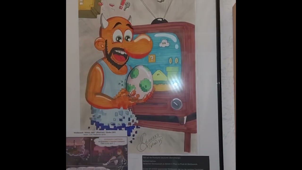 PIXELART By Gerhard Cartoon