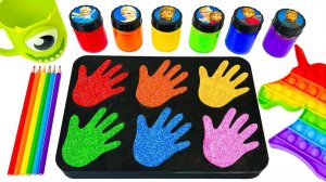 ИГРАЕМ В СЛАЙМЫ ЗАЛИВАЕМ В ФОРМЫ ЛАДОШЕК АСМР ВИДЕО ДЛЯ ДЕТЕЙ ДЕТСКИЙ КАНАЛ ИГРАЛКИ-ЗАЛИПАЛКИ