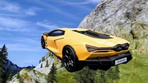 BeamNG Drive - Эпичные высокоскоростные прыжки на автомобилях