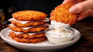 Самые лучшие домашние картофельные оладьи! Легко готовятся и получаются хрустящими!