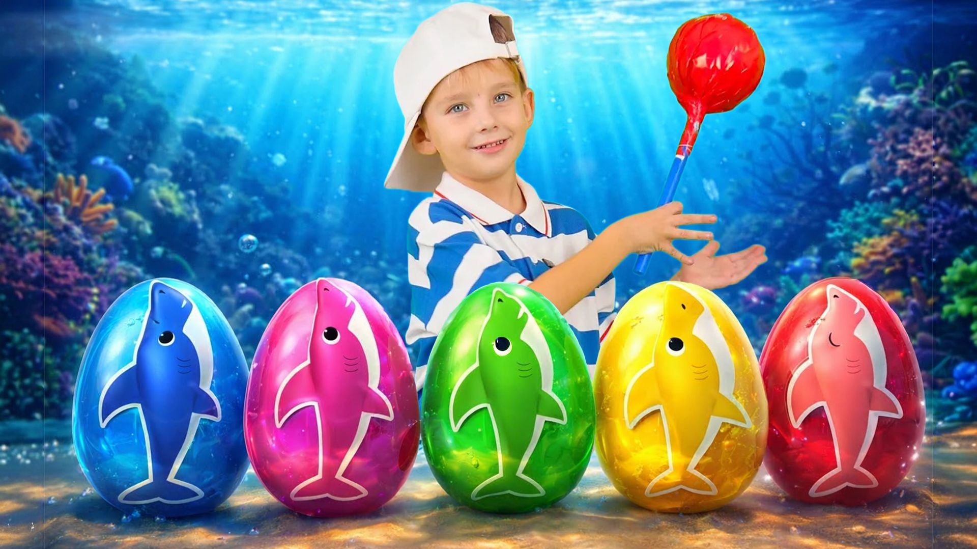 Яйцо сюрприз и Акулёнок - Сборник детских песен смотреть онлайн