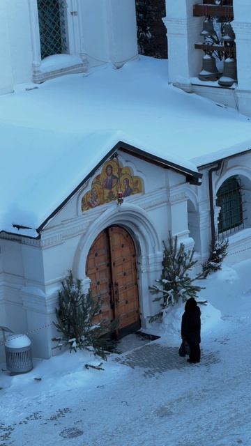 Зима в Сретенском монастыре #монастырь