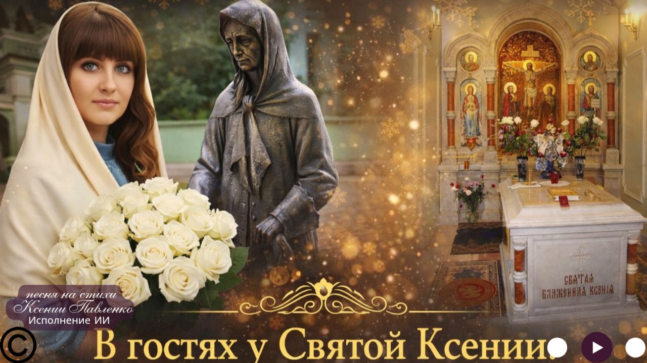 "В гостях у святой Ксении " песня на стихи Ксении Павленко смотреть онлайн