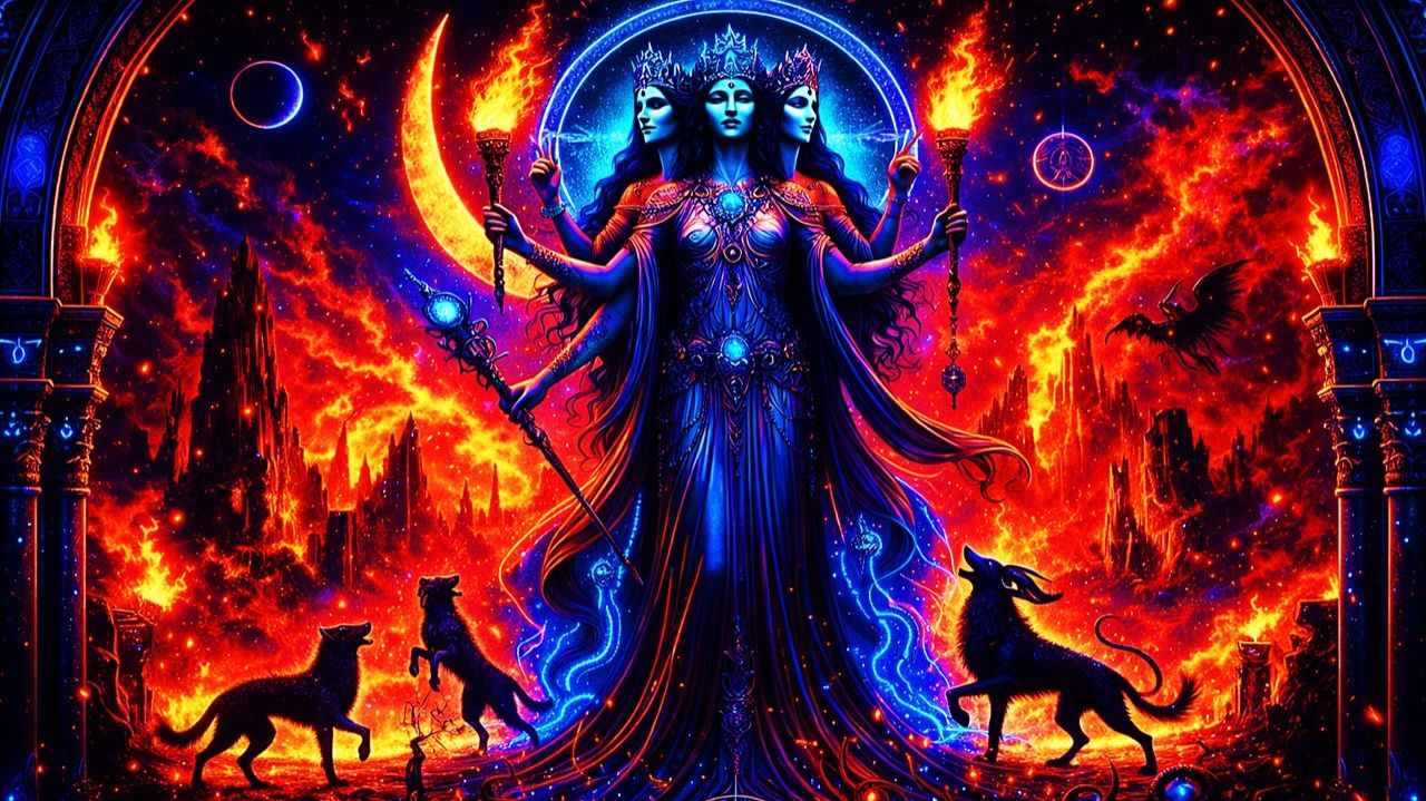 Богиня Геката и её свита #геката #богиня #боги #мистика #магия #эзотерика смотреть онлайн