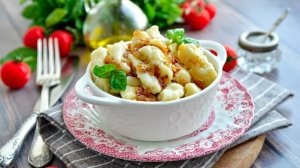 ЛЕНИВЫЕ ВАРЕНИКИ С КАРТОШКОЙ