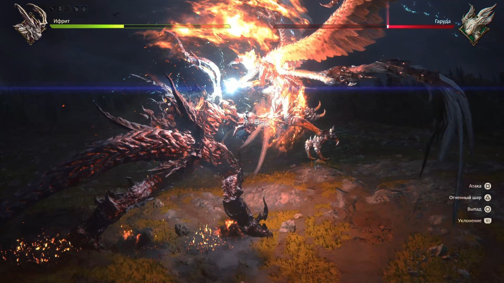 Final Fantasy 16 (PS5 Pro). Ифрит против Гаруды