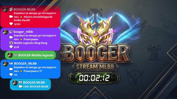 LIVE: BOOGER MLBB