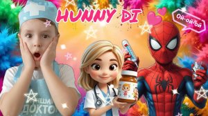 ✨Человек-паук и Диана✨ Играем в доктора. Видео для детей. Hunny Di💕