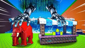 СБЕГИ ОТ ЦУНАМИ И СПАСИ БРЕЙНРОТОВ 🤯НЕЙРОСЕТЬ УЧИТСЯ ИГРАТЬ ЗА МЕНЯ