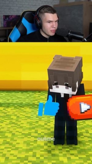 Я Помог Нубику Убежать от Цунами в Майнкрафт!🥹 #shorts #шортс #minecraft #майнкрафт #майн #прикол