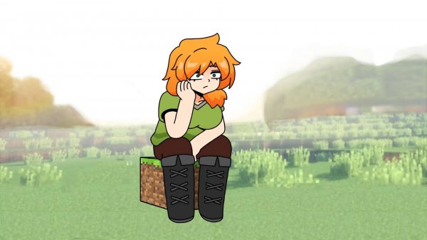 Алекс влюбляется в Стива | Майнкрафт аниме