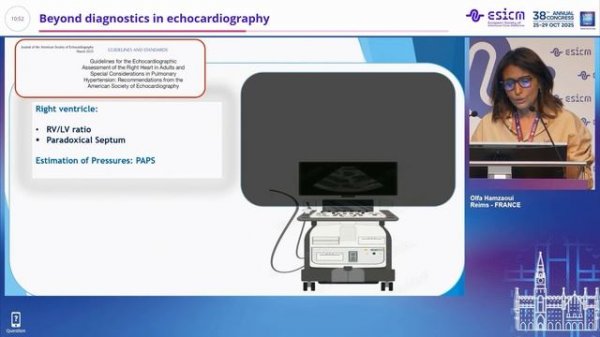 Beyond diagnostics in echocardiography Olfa Hamzaoui