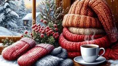 Февральское доброе утро! Шикарная музыкальная открытка с песней.