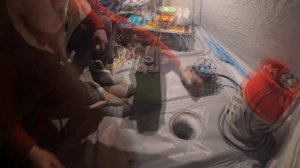 Озеро Большой Сунгуль 3 февраля 2026. Первый опыт рыбалки на рыбу Сырок. Окунь, чебак тоже клевали.