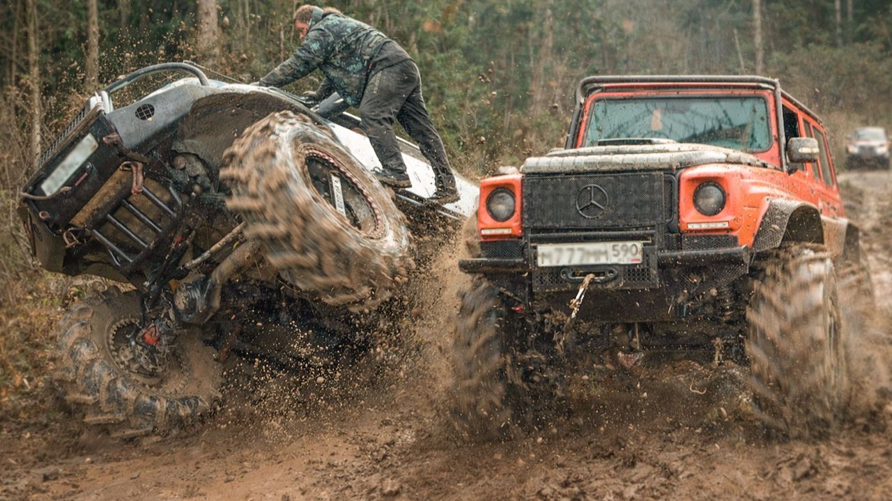 ЭТО ВПЕРВЫЕ! Тест на прочность ГЕЛИК VS Patrol и Уаз Патриот Кто король бездорожья? смотреть онлайн