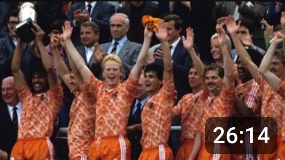 Величайшая сборная всех времён по футболу Голландии 1988 года