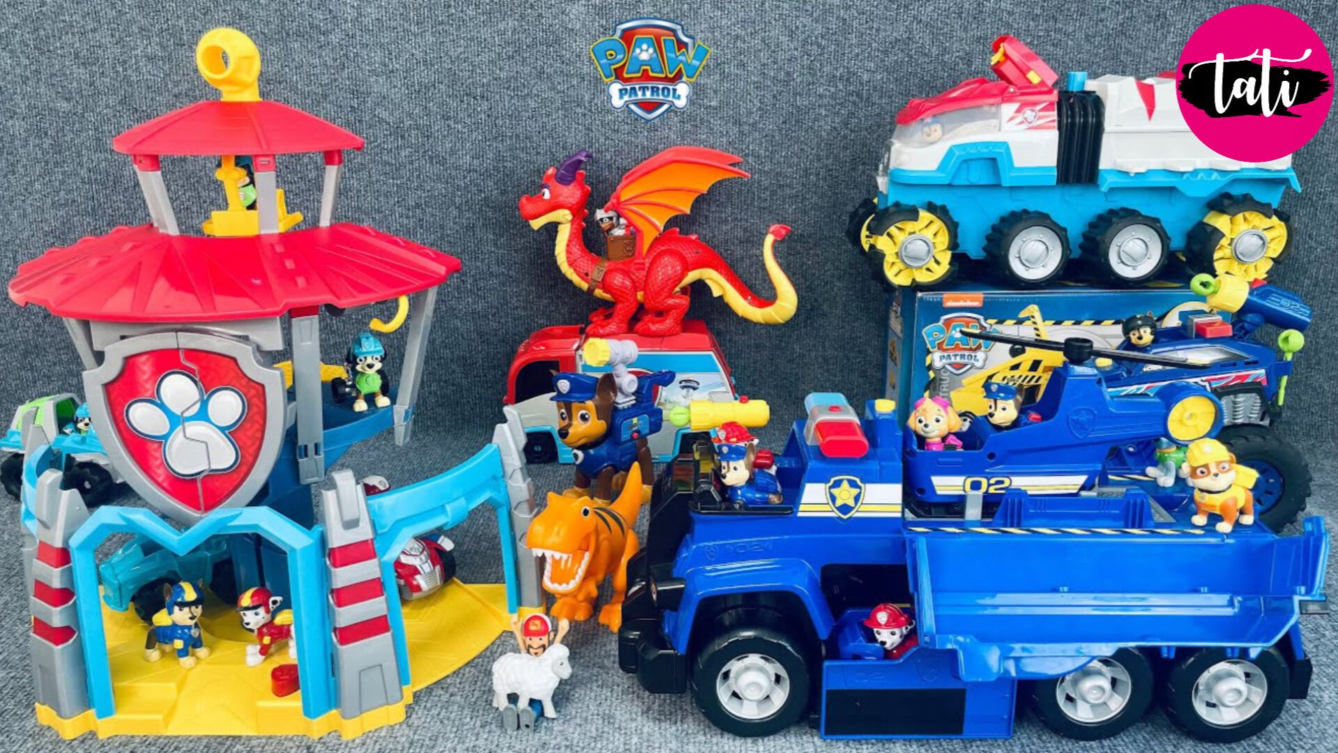 Щенячий патруль. Залипательное видео для детей. Распаковка. Игрушки, куклы, машинки. ASMR АСМР смотреть онлайн