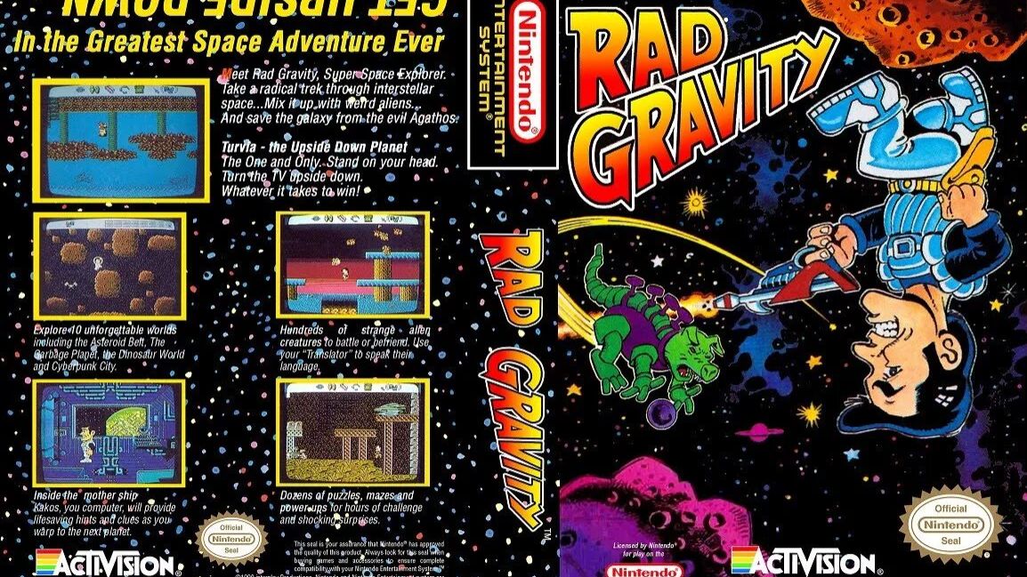 The Adventures of Rad Gravity (NES) смотреть онлайн