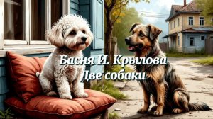 Басня И. Крылова  -  Две собаки. Мультфильм