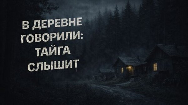 В деревне говорили тайга слышит. Страшные. Мистические. Творческие истории