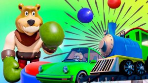 ЦВЕТ, ЦИФРЫ и фигуры - учим вместе!Развивающие мультфильмы для самых маленьких 10 подряд!😊 #мультик