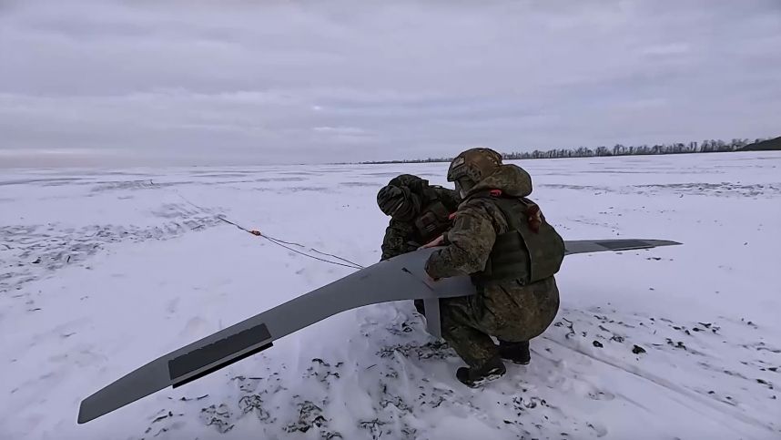 Скат-350М напал на противника с воздуха. Лучшее видео из зоны СВО