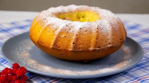 Проще не бывает! Нежный и вкусный кекс на сметане. Без масла!