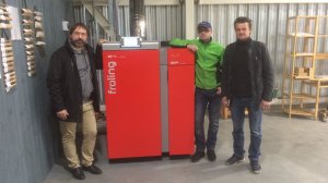 Froling SP DUAL 40 кВт: пример котельной с лучшим комбинированным котлом от Froling