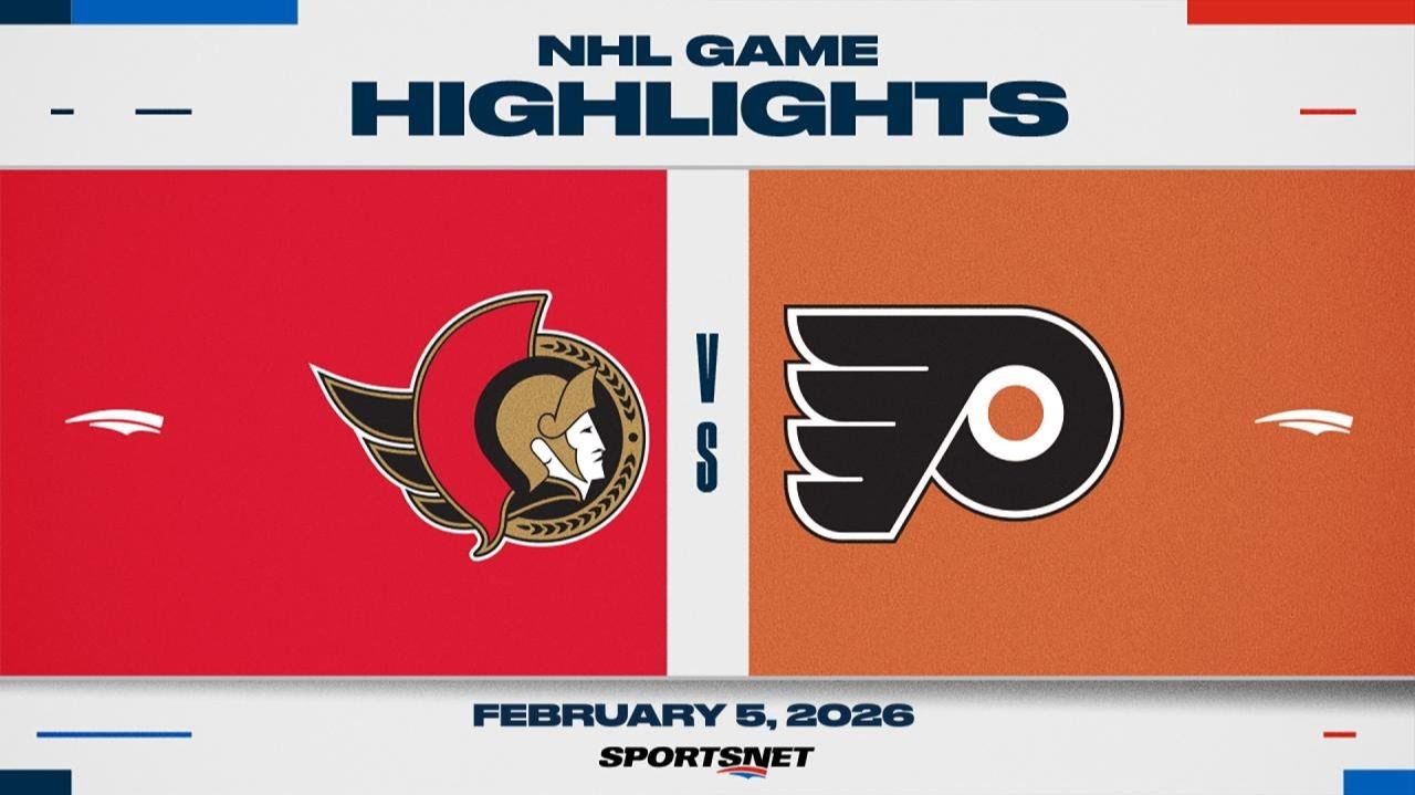 06.02.2026 | ОБЗОР МАТЧА | Филадельфия Флайерз - Оттава Сенаторз | Highlights смотреть онлайн
