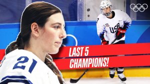 Women's Ice Hockey | Last 5 Champions!