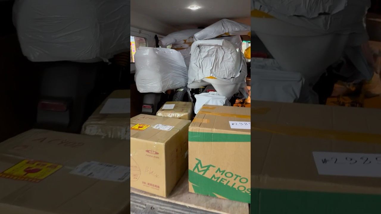 Отправили Клиентский электроскутер Ninebot M5 200 Черно-фиолетового цвета #ninebot #m5200 смотреть онлайн