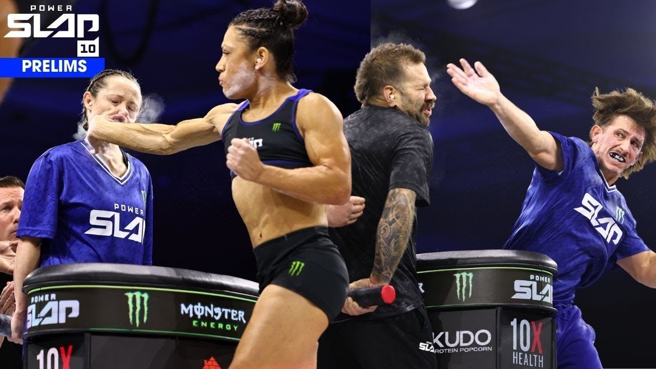 Rookie Secures Monster Knockout  | Power Slap 10 - Prelims | Full Event