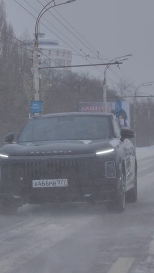 В снегопад на Exlantix ET! Как едется на гибридах зимой?