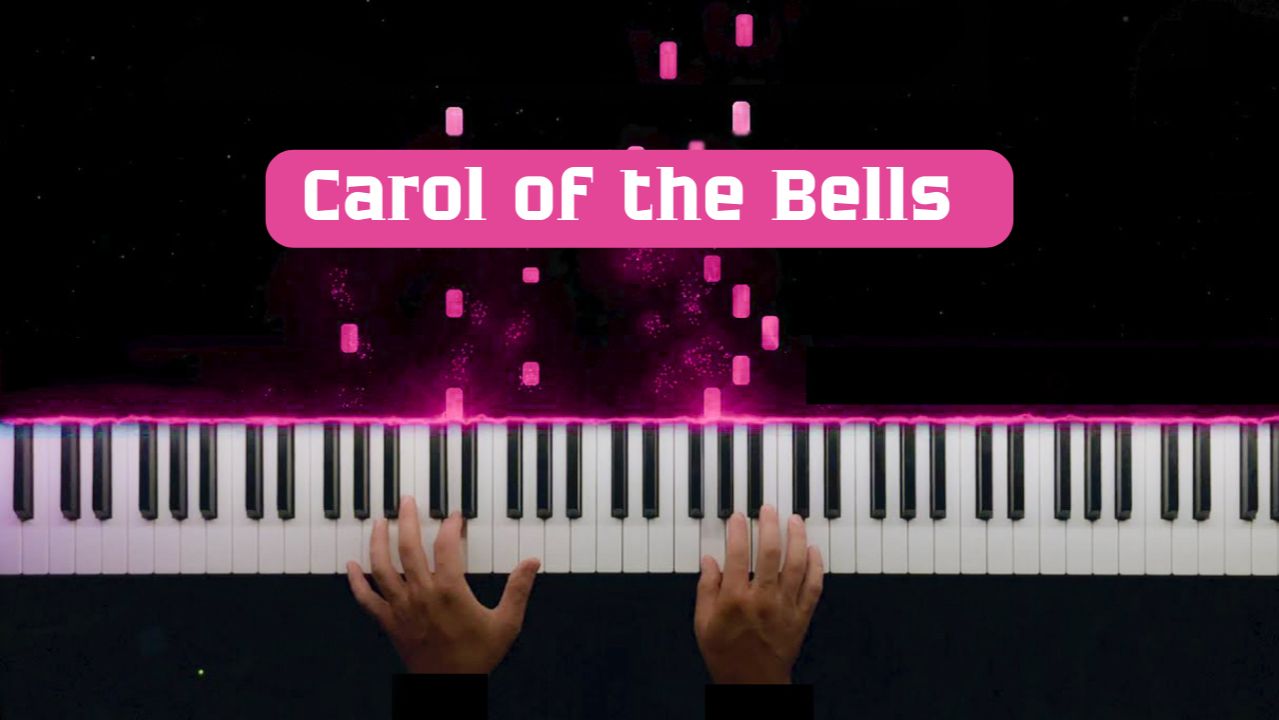 Зимняя красивая песня Carol of the Bells на пианино | кавер смотреть онлайн