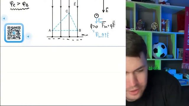 Однородное электростатическое поле создано равномерно заряженной протяженной горизонтально №38717 смотреть онлайн