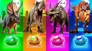 Coffin Dance Динозавры 309 уровень - Мультики про Динозавров | МУЛЬТФИЛЬМЫ ДИНОЗАВРЫ в Tiles Hop